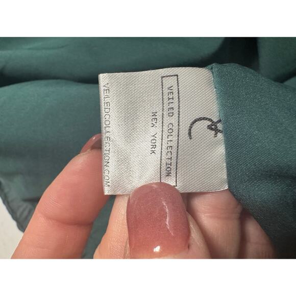 VEILED Medina Textured Maxi Dress Modest Sage Size XXL - Picture 6 of 6